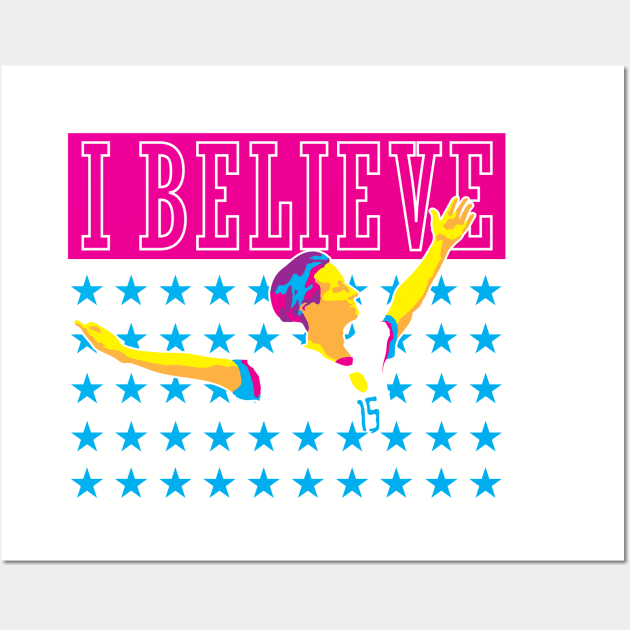 USWNT I Believe Wall Art by Americo Creative